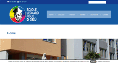 Desktop Screenshot of leonardiscuole.org